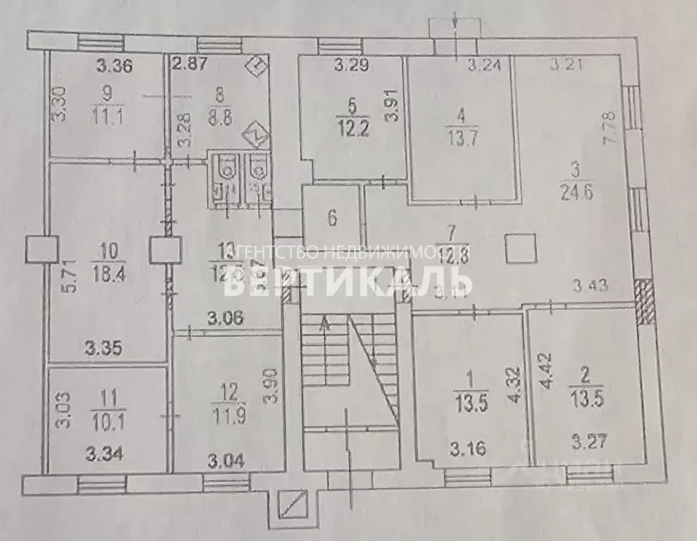 Помещение свободного назначения в Москва ул. Станиславского, 3/9 (178 ... - Фото 1