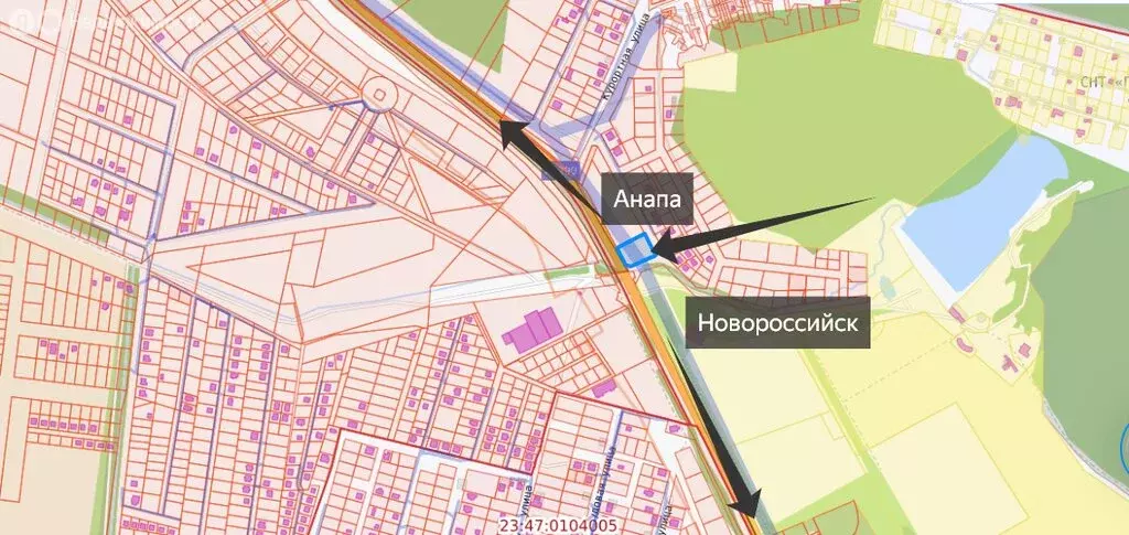 Участок в хутор Семигорский, Шоссейная улица (22 м) - Фото 1