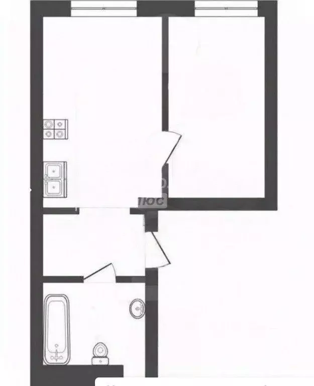 1-к кв. Тюменская область, Тюмень Новгородская ул., 9А (25.0 м) - Фото 2