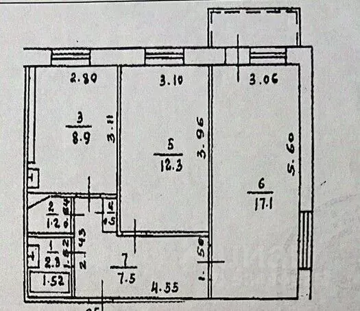 2-к кв. Башкортостан, Уфа Заводская ул., 8 (49.8 м) - Фото 2