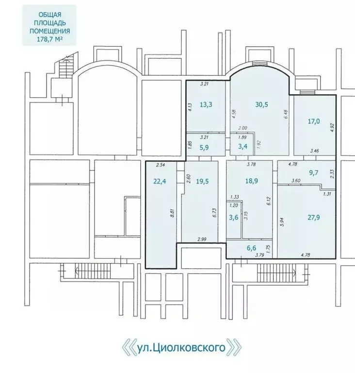 Офис в Тюменская область, Тюмень ул. Циолковского, 20А (179 м) - Фото 1