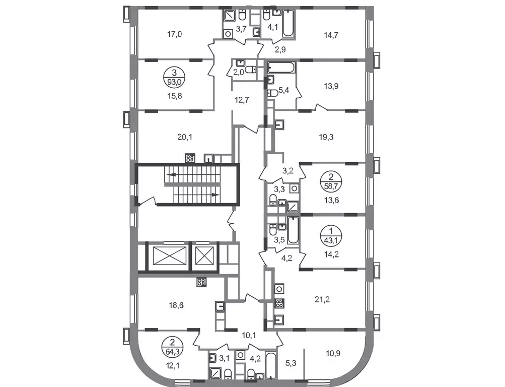 2-к кв. Московская область, Одинцовский городской округ, Заречье пгт ... - Фото 2
