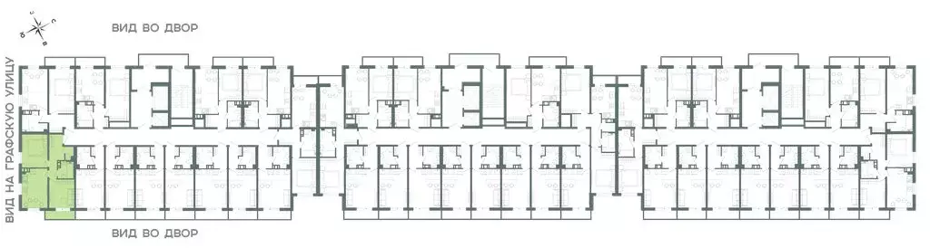 2-комнатная квартира: Мурино, Графская улица, 6к1 (42.6 м) - Фото 2