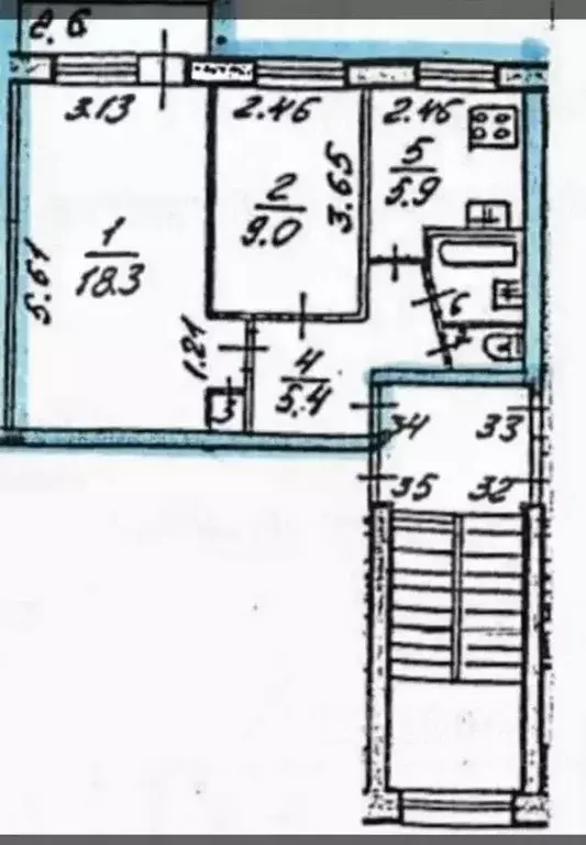 2-к кв. Санкт-Петербург просп. Народного ополчения, 205 (42.0 м) - Фото 1