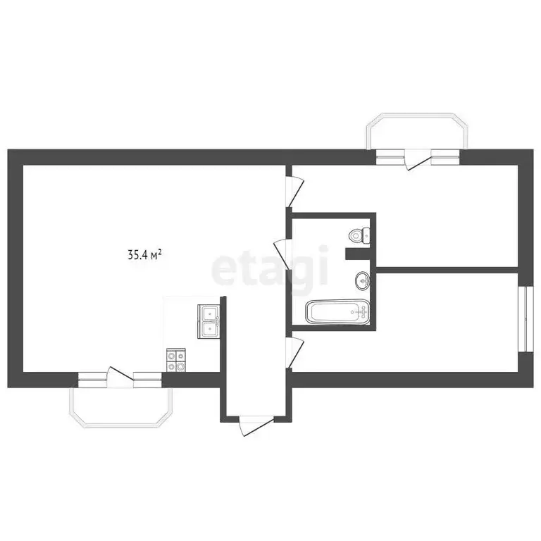 3-комнатная квартира: Анапа, Северная улица, 15 (67.4 м) - Фото 0