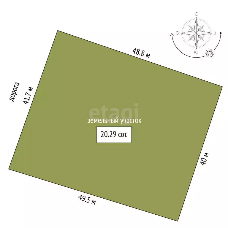 Участок в Тюменская область, Заводоуковский муниципальный округ, село ... - Фото 1