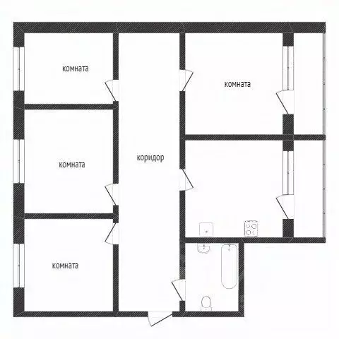 4-к кв. Воронежская область, Воронеж Ростовская ул., 86 (79.4 м) - Фото 2