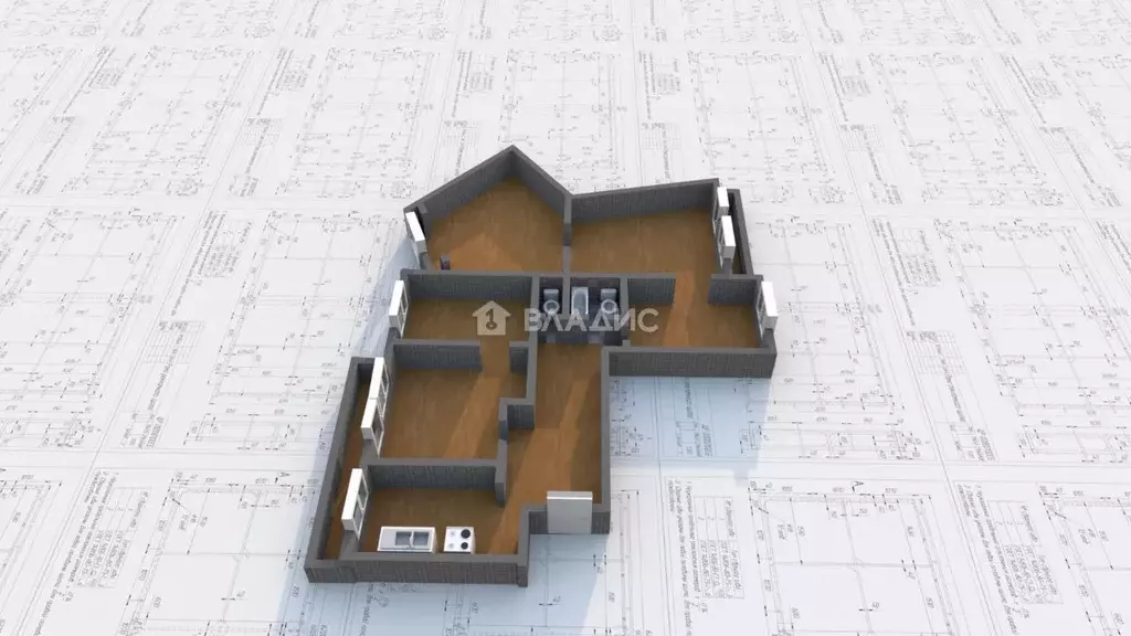 5-к кв. Иркутская область, Ангарск 29-й мкр, 11 (122.6 м) - Фото 2
