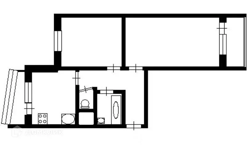 Продаётся 2-к квартира, 56.5 м - Фото 1