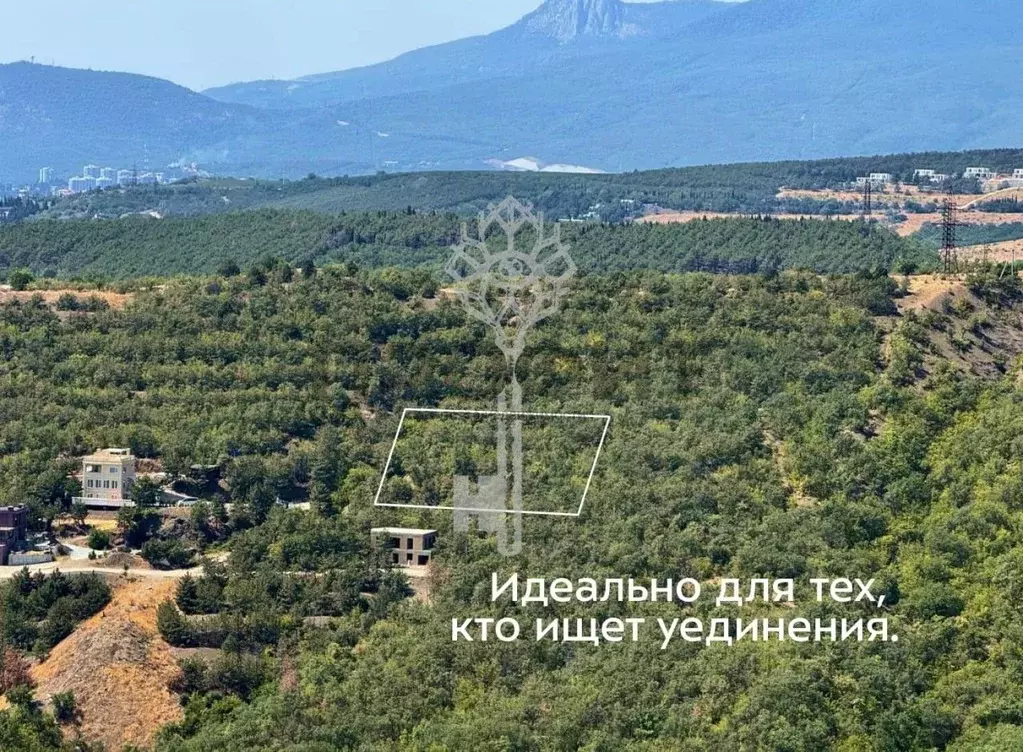 Участок в Крым, Алушта муниципальный округ, пос. Семидворье  (6.66 ... - Фото 1