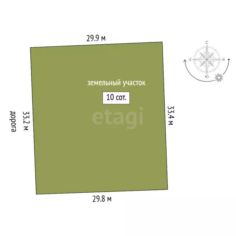 Участок в Тюменский муниципальный округ, деревня Якуши, улица Беллы ... - Фото 0