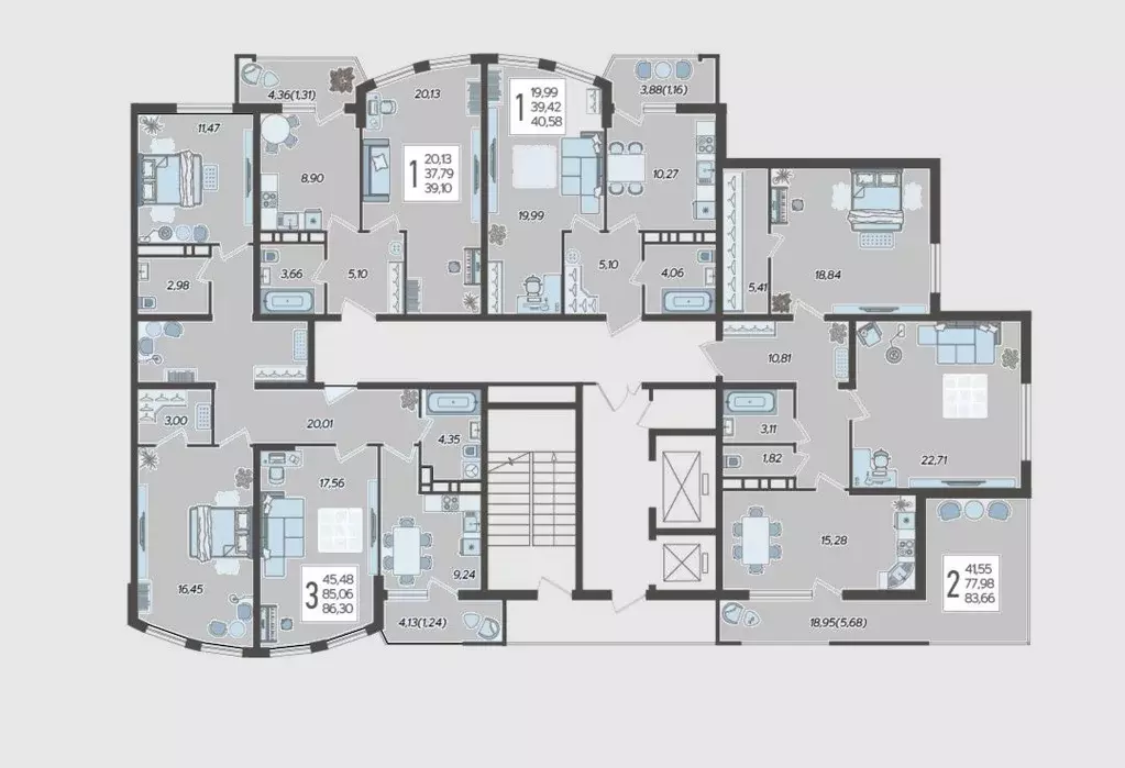 1-к кв. Краснодарский край, Краснодар Уральская ул., 100/6 (40.58 м) - Фото 2