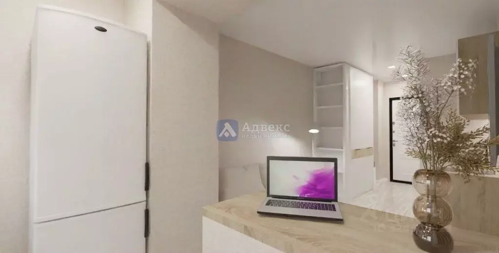 1-к кв. Тюменская область, Тюмень ул. 30 лет Победы, 77 (16.7 м) - Фото 2