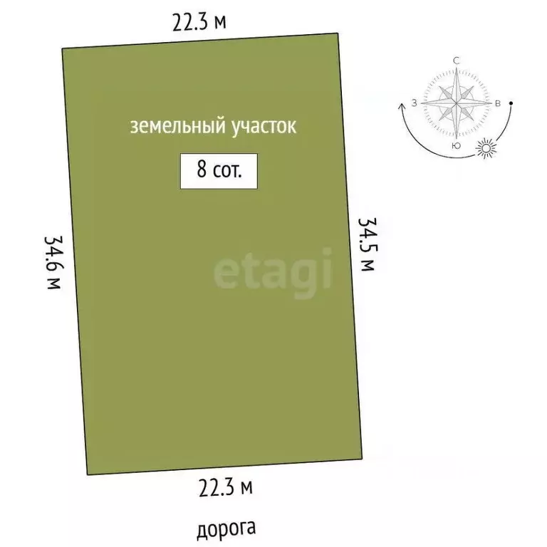 Участок в Тюменская область, Нижнетавдинский муниципальный округ, ... - Фото 1