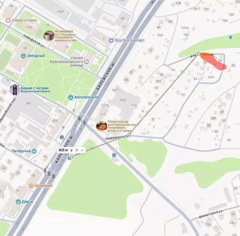 Участок в Москва с. Красная Пахра, ул. Фабричная (7.5 сот.) - Фото 2