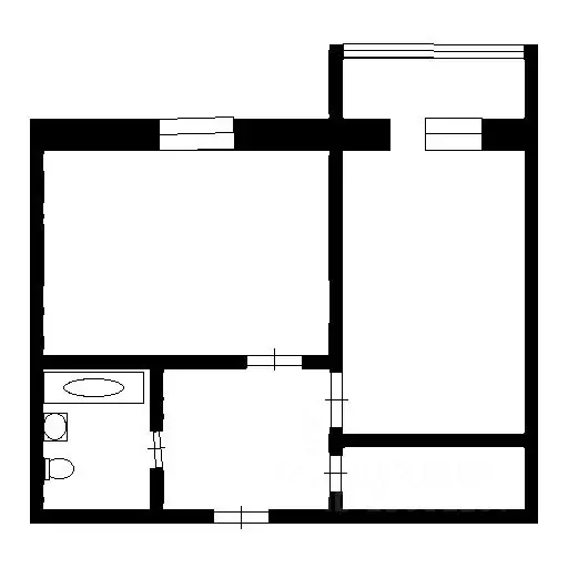 1-к кв. Коми, Ухта Чибьюская ул., 1 (28.0 м) - Фото 1