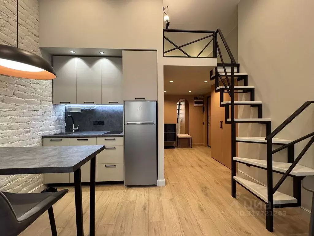 Студия Санкт-Петербург Тележная ул., 21 (26.5 м) - Фото 1