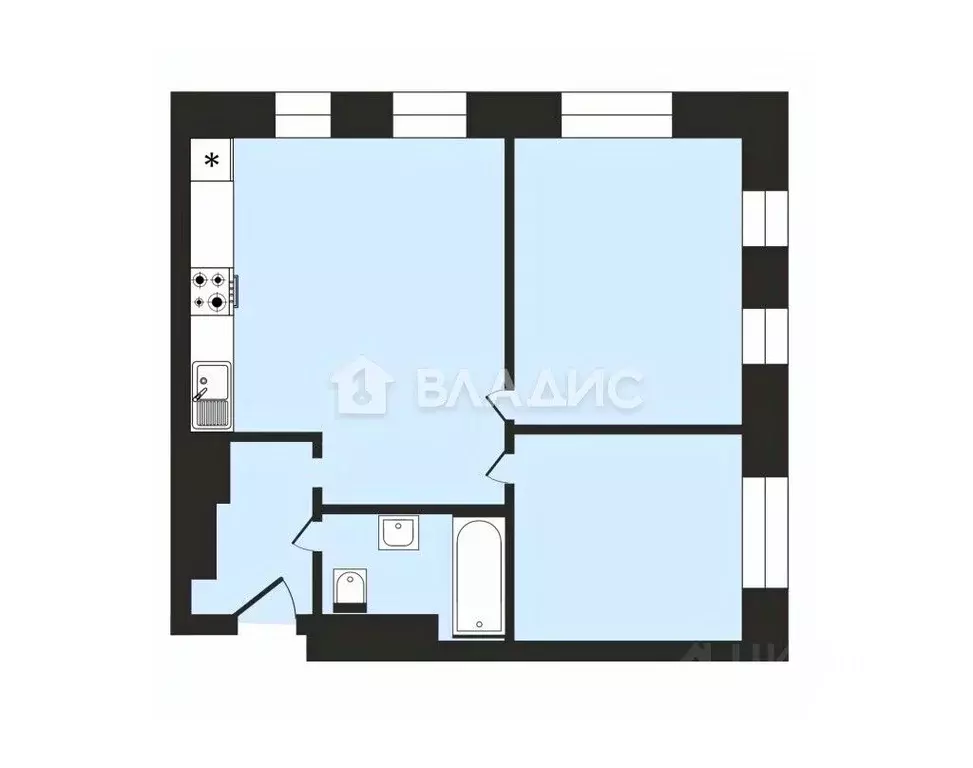 2-к кв. Москва пос. Коммунарка, ул. Фитаревская, 17к1 (57.0 м) - Фото 2
