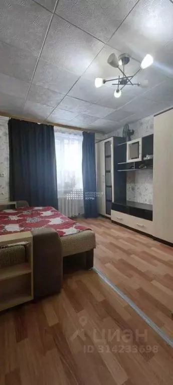 1-к кв. Ханты-Мансийский АО, Ханты-Мансийск ул. Гагарина, 288 (31.8 м) - Фото 0