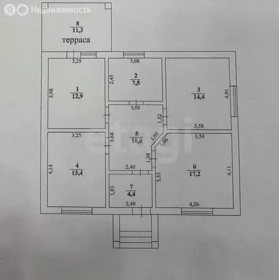 Дом в Белгород, Овражная улица (102 м) - Фото 1