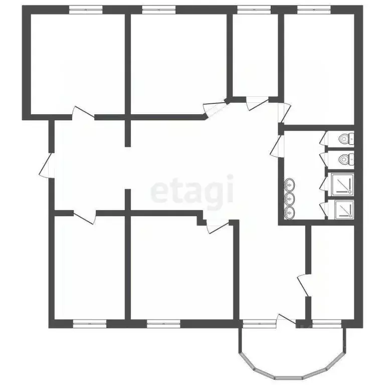 Офис в Ямало-Ненецкий АО, Новый Уренгой просп. Губкина, 4 (101 м) - Фото 2