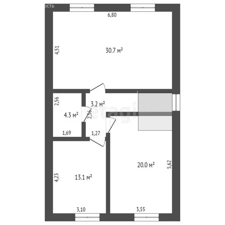Дом в Новосибирск, Тракторная улица (158 м) - Фото 1