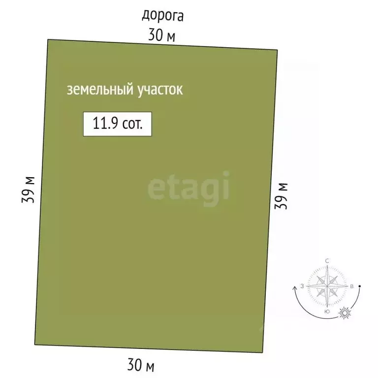Участок в Хабаровский край, Хабаровский район, с. Корсаково-1  (11.9 ... - Фото 2