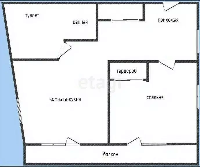 2-к кв. Приморский край, Владивосток ул. Маковского, 184 (54.0 м) - Фото 1