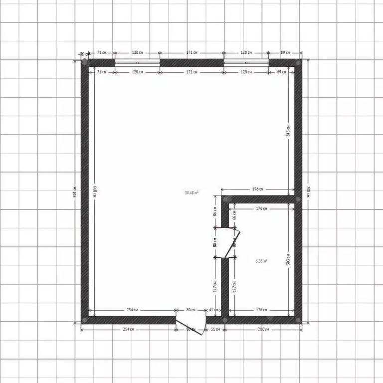Студия Иркутская область, Ангарск Китой мкр, Заводская ул., 19 (30.0 ... - Фото 2