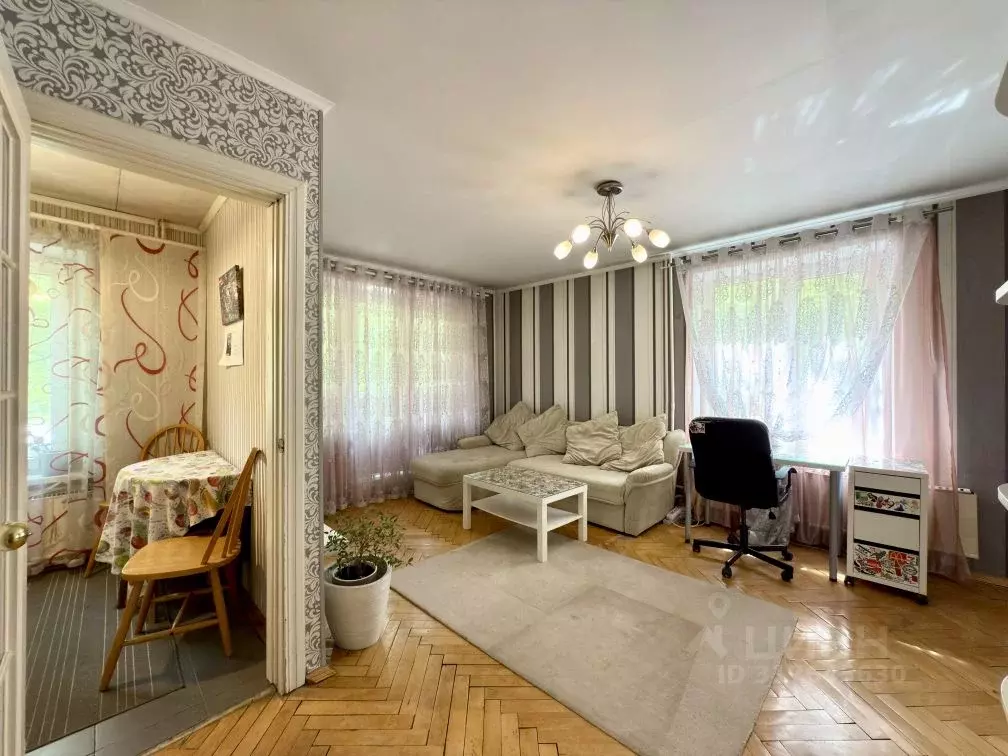 1-к кв. Москва Самаркандский бул., 30К1 (31.7 м) - Фото 0