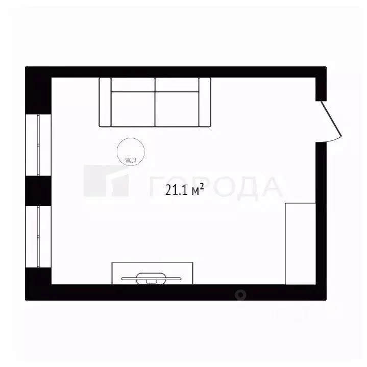 1-к кв. Новосибирская область, Новосибирск пер. 2-й Крашенинникова, 12 ... - Фото 2