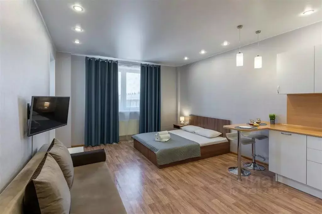 1-к кв. Тюменская область, Тюмень проезд Геологоразведчиков, 44А (35.0 ... - Фото 1