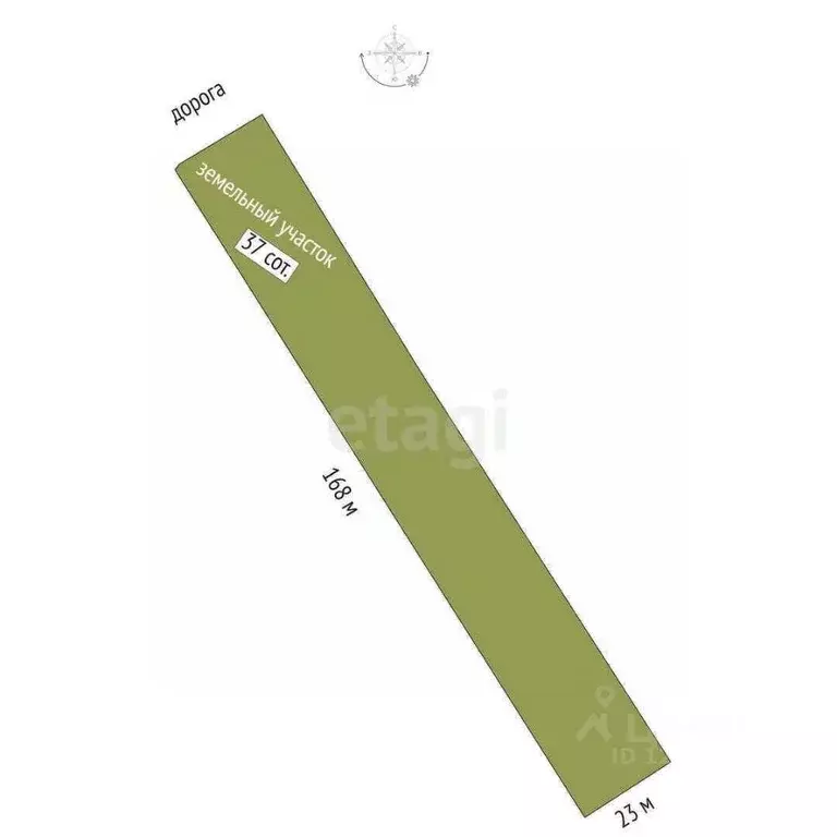 Участок в Тамбовская область, Тамбовский муниципальный округ, с. ... - Фото 2