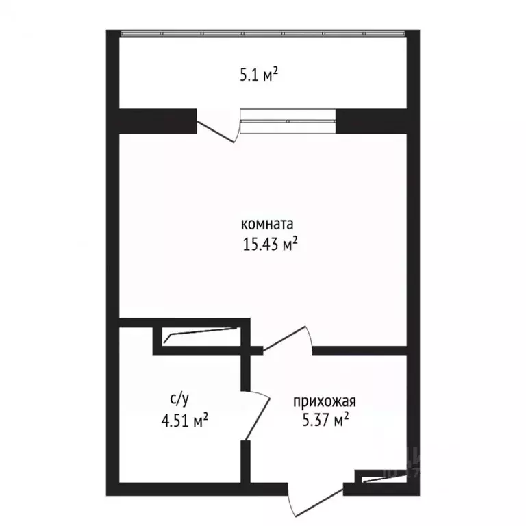 Студия Тюменская область, Тюменский муниципальный округ, д. Дударева ... - Фото 2