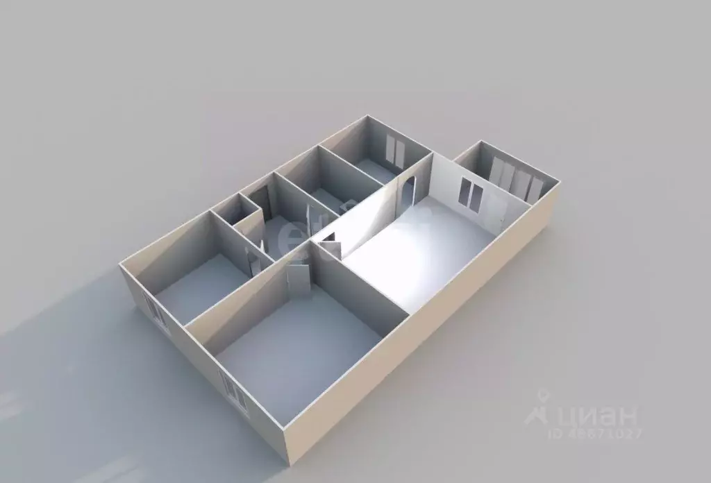 3-к кв. Сахалинская область, Южно-Сахалинск ул. Алексея Максимовича ... - Фото 2