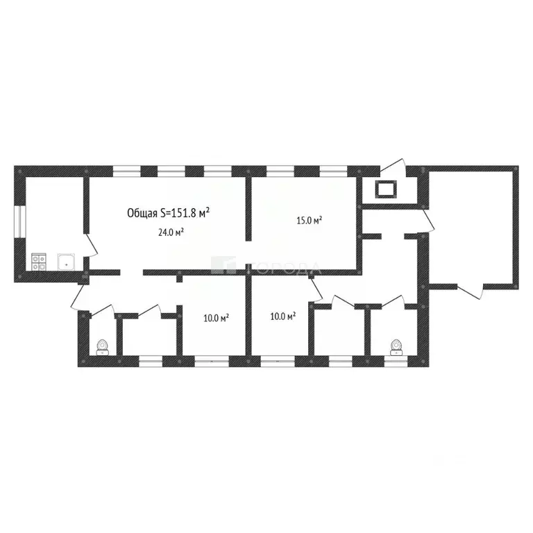 Дом в Кемеровская область, Новокузнецкий муниципальный округ, с. ... - Фото 2