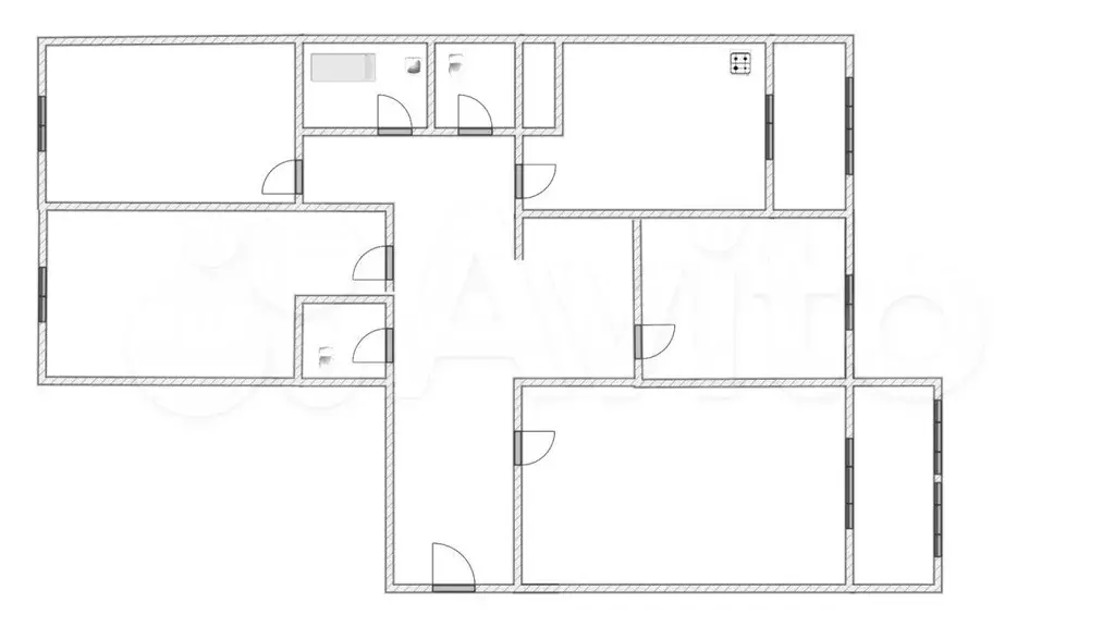 4-к. квартира, 100 м, 5/25 эт. - Фото 0