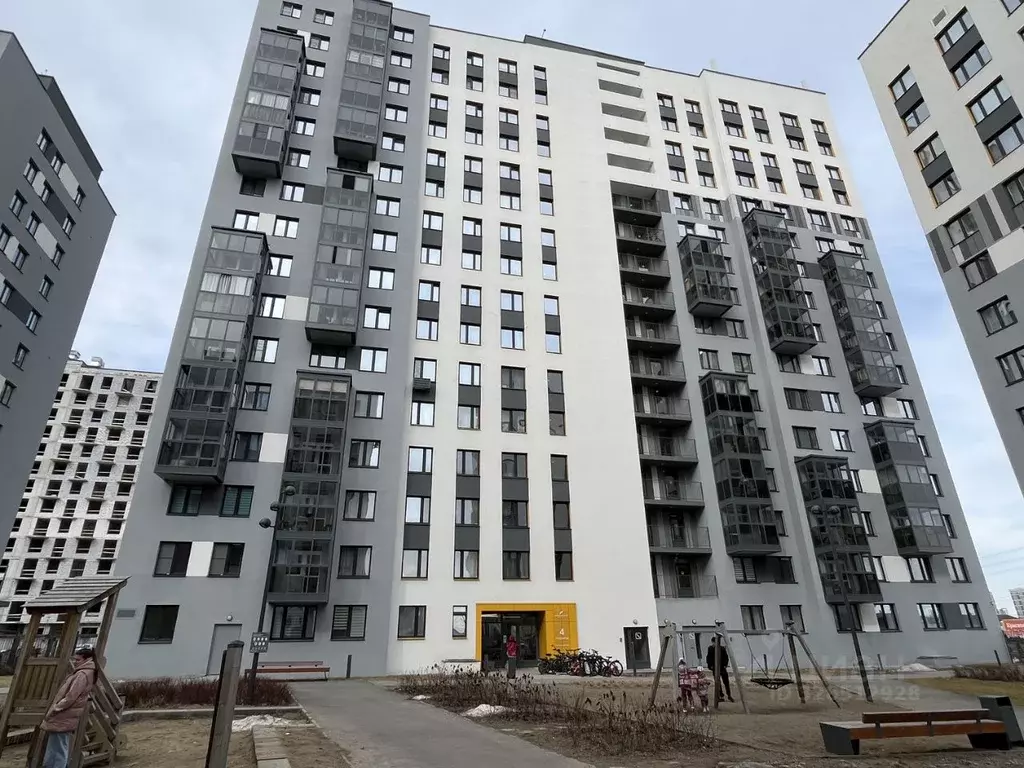 1-к кв. Свердловская область, Екатеринбург ул. Чемпионов, 15 (37.0 м) - Фото 1