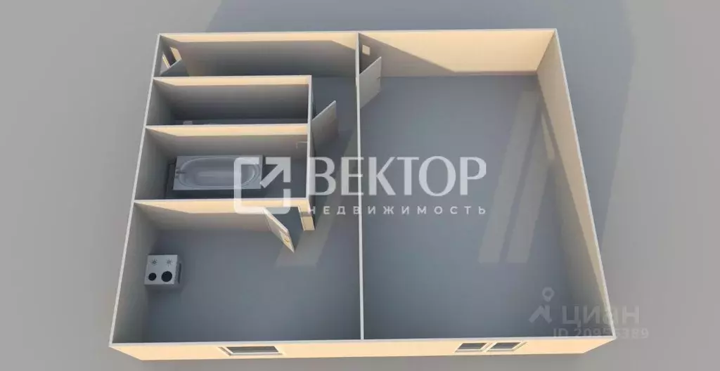 1-к кв. Ярославская область, Ярославль ул. Большая Октябрьская, 63А ... - Фото 2