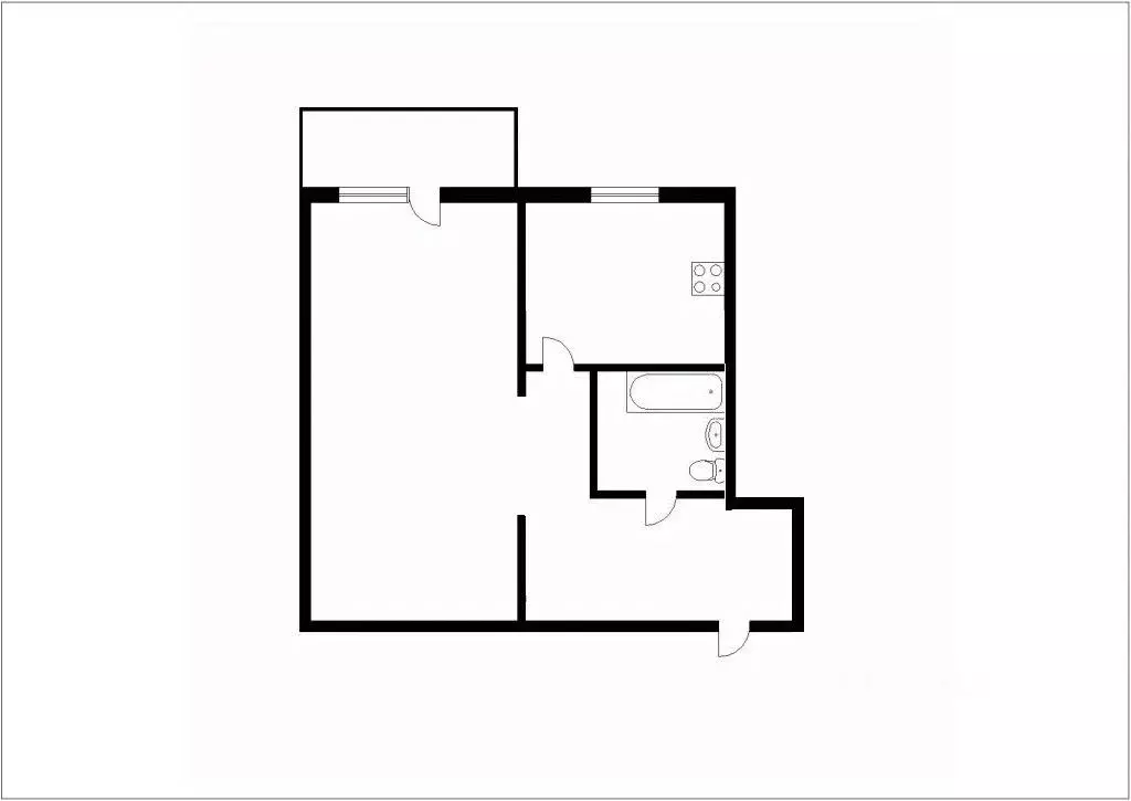 1-к кв. Кемеровская область, Междуреченск Интернациональная ул., 21 ... - Фото 2