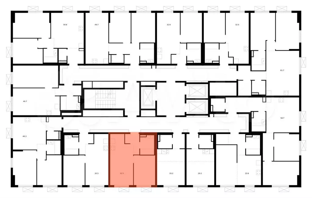 1-к. квартира, 32,5 м, 24/24 эт. - Фото 1