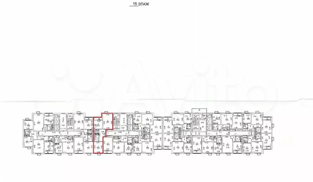 Аукцион: 2-к. квартира, 58,2 м, 14/15 эт. - Фото 1