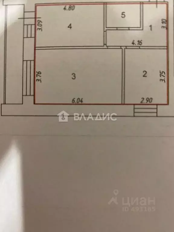 2-к кв. Владимирская область, Владимир ул. Родионовка, 4 (65.0 м) - Фото 2