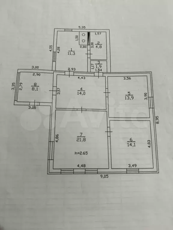 Дом 81,8 м на участке 7 сот. - Фото 0