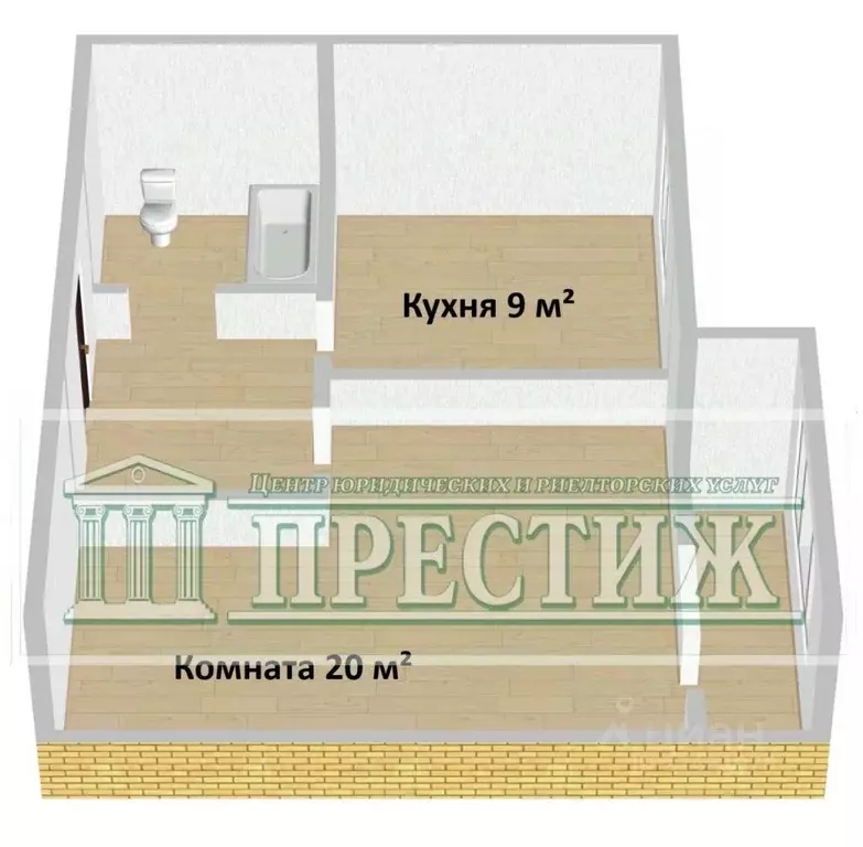 1-к кв. Ивановская область, Шуя Кооперативная ул., 49 (35.0 м) - Фото 1