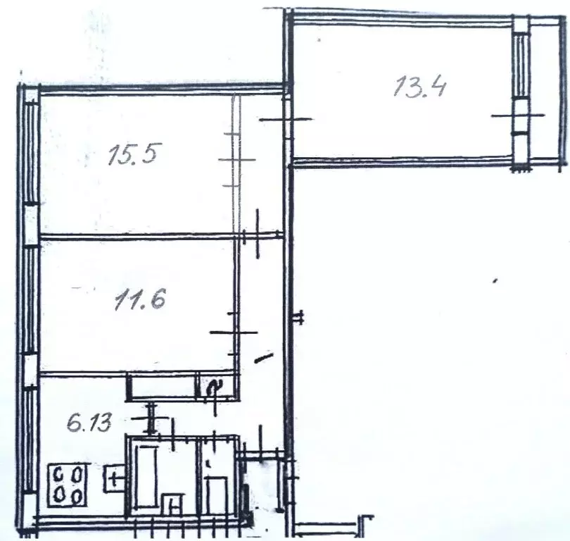 3-комнатная квартира: Санкт-Петербург, Наличная улица, 49 (60 м) - Фото 0