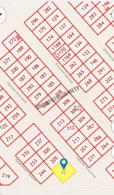 Участок в Калмыкия, Элиста пер. Тюльпанов, 1 (9.0 сот.) - Фото 1