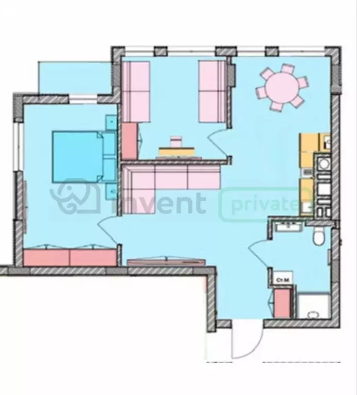 3-комнатная квартира: Зеленоградск, улица Гагарина, 87 (60.9 м) - Фото 1