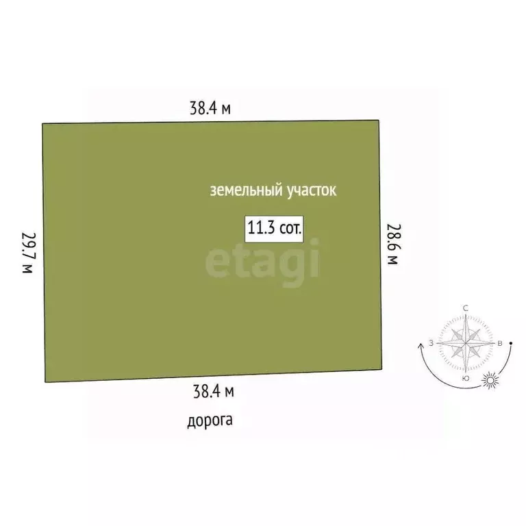 Участок в Тюменская область, Тюменский муниципальный округ, д. Ушакова ... - Фото 2