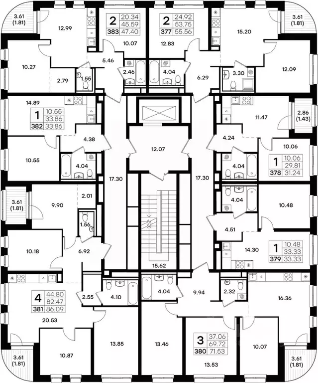 4-к кв. Татарстан, Казань Завокзальная ул. (86.09 м) - Фото 2